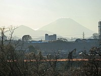 富士山はまだ見えています