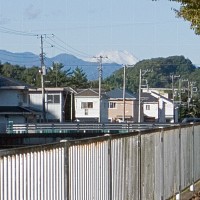 野猿街道・柚木からの富士山