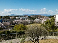 奈良原公園の展望台から