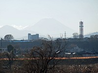 富士山もよく見える。今日はこのあたりはダイヤモンド富士らしい
